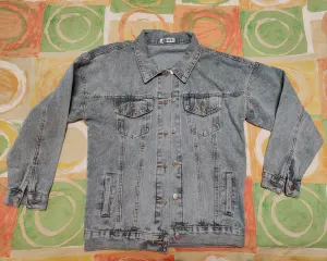 ABNF top, long-sleeved denim jacket, men's classic unlined denim jacket