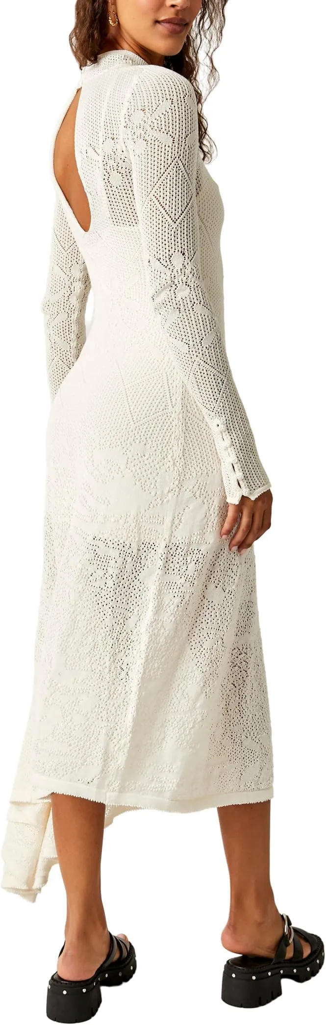 Angel Wings Maxi Free People Dress, Ivory