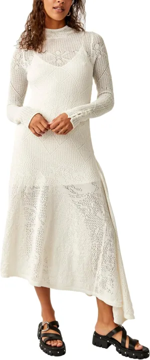 Angel Wings Maxi Free People Dress, Ivory