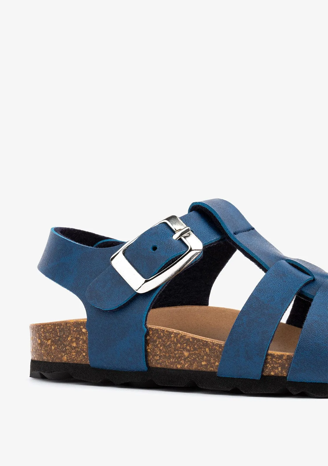Baby's Blue Strappy Bio Sandals