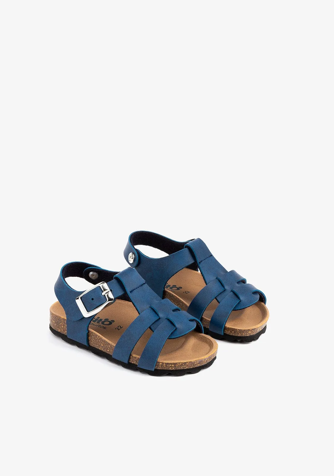 Baby's Blue Strappy Bio Sandals