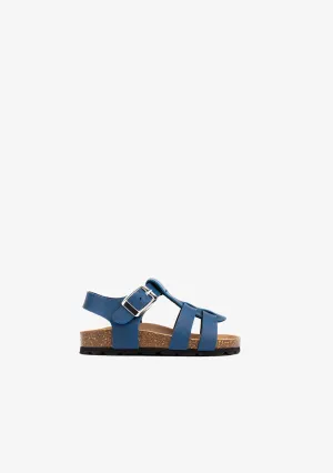 Baby's Blue Strappy Bio Sandals