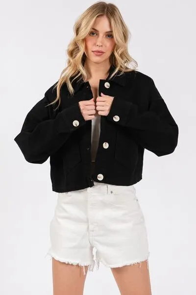 Bailey Denim Jacket with Patch Pockets