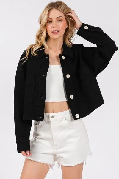 Bailey Denim Jacket with Patch Pockets