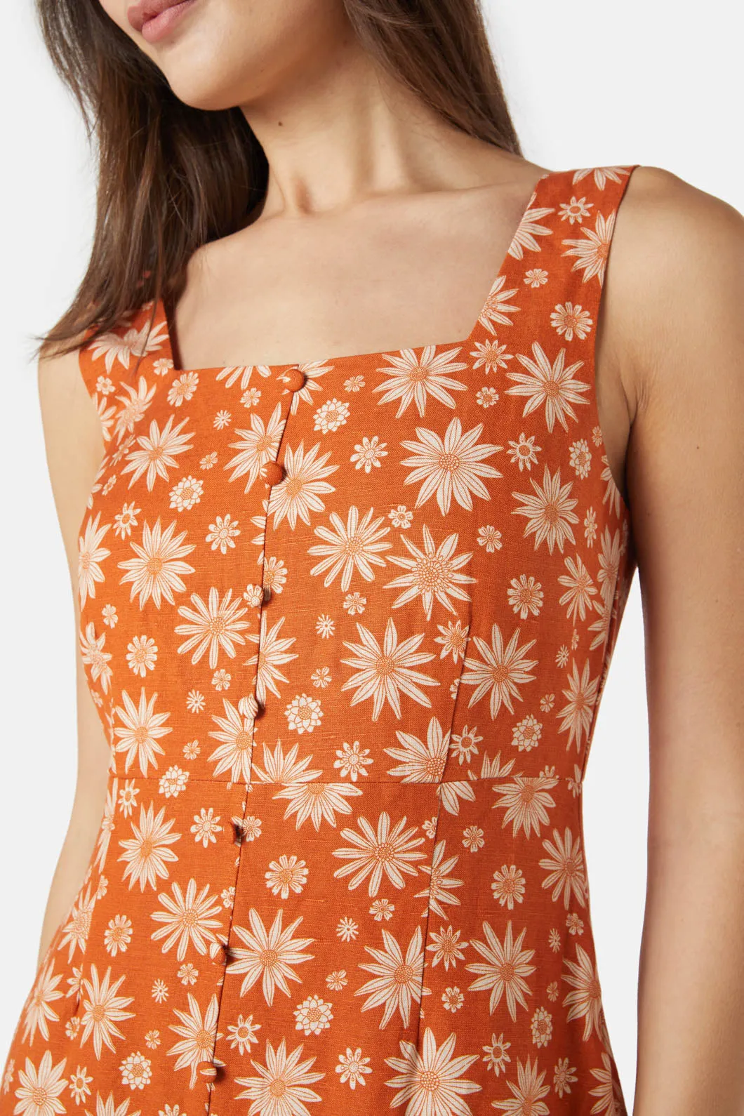 Bree Ditsy Midi Dress