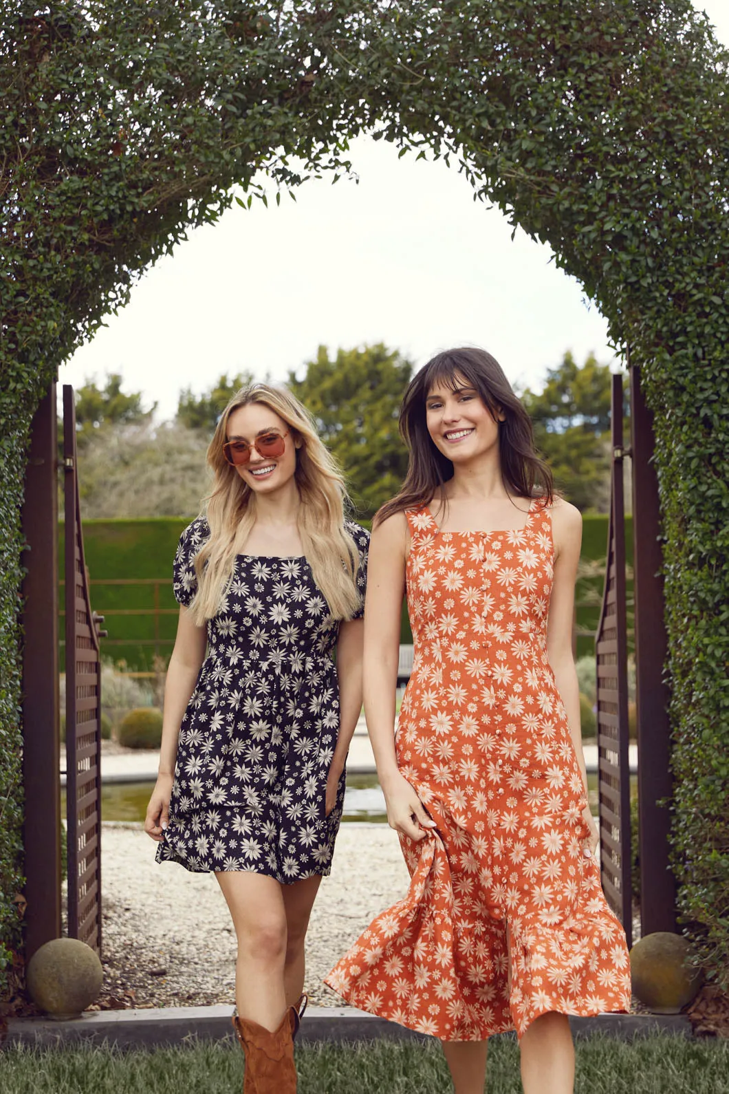 Bree Ditsy Midi Dress