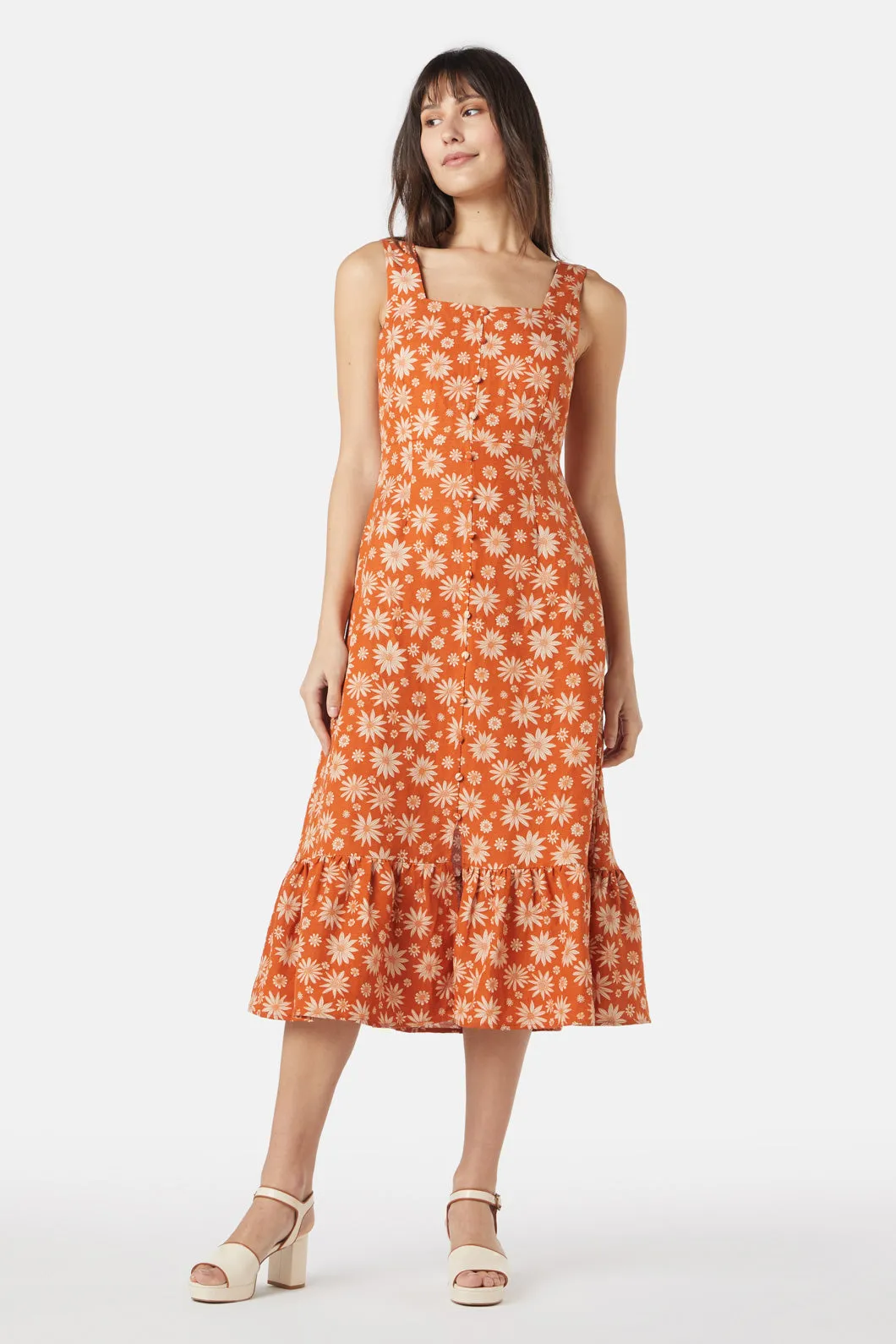 Bree Ditsy Midi Dress