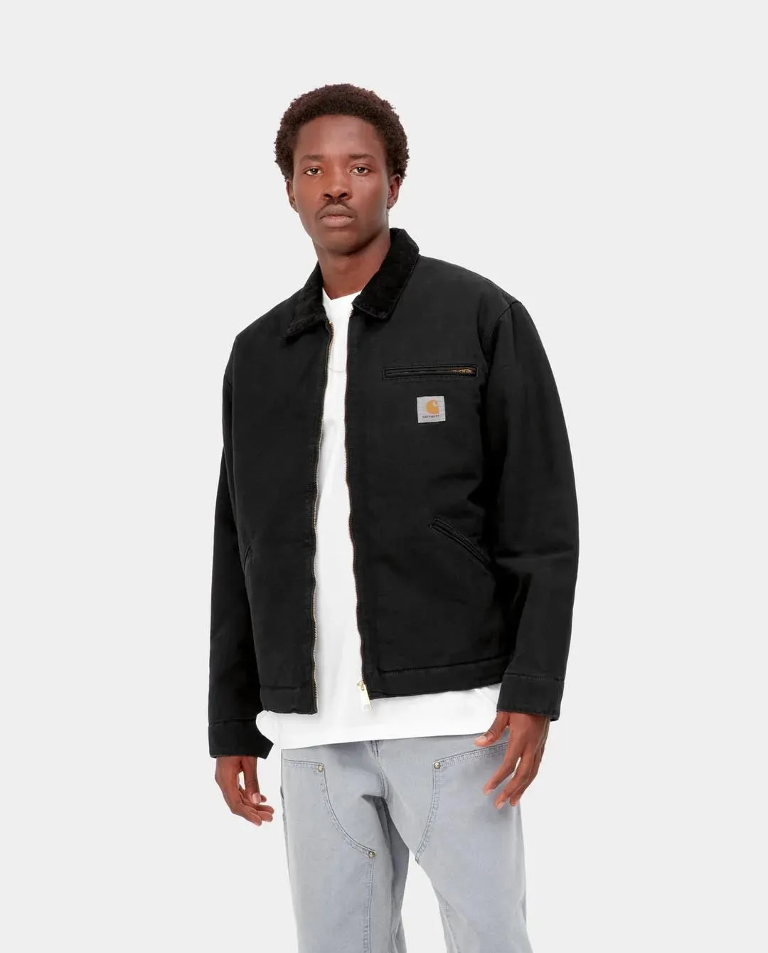 Carhartt WIP - OG Detroit Jacket - Black Aged Canvas