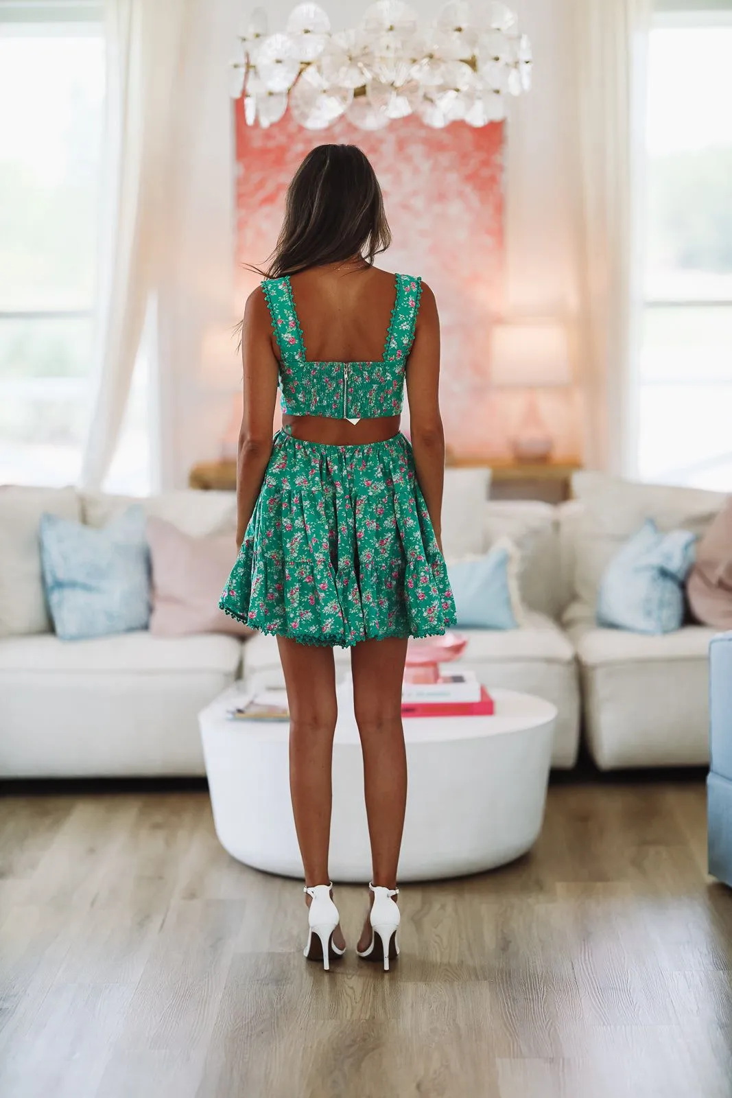 DeLuxe It Up Sundress - Green