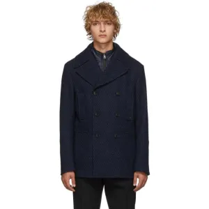 Etro Blue Sportswear Peacoat