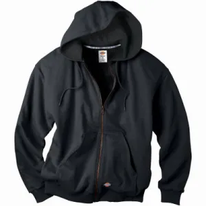 Fleece Jacket, Hooded, Fleece-Lined, Black, Men's XXL