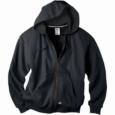Fleece Jacket, Hooded, Fleece-Lined, Black, Men's XXL