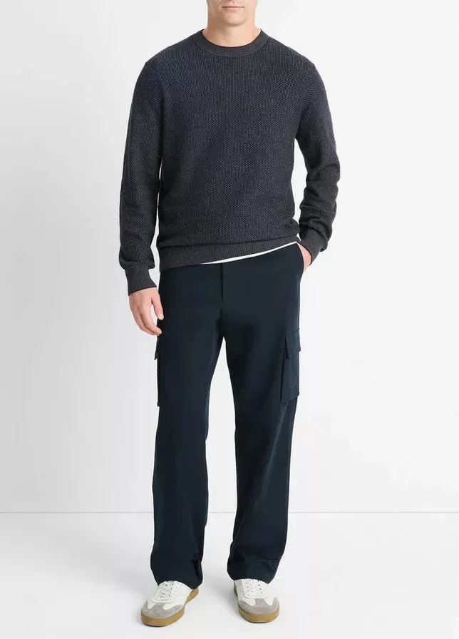 Geo Jacquard Long Sleeve Crew