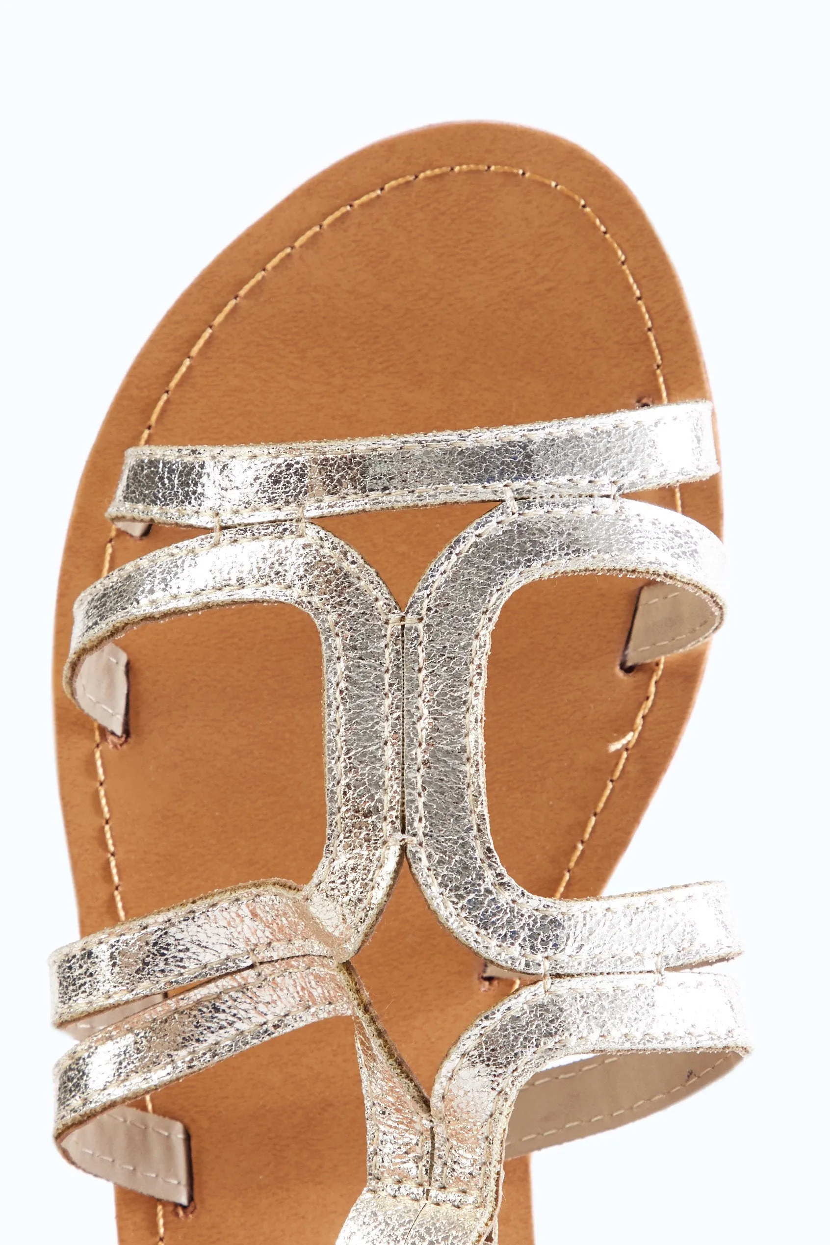 Gold Strappy Sandal