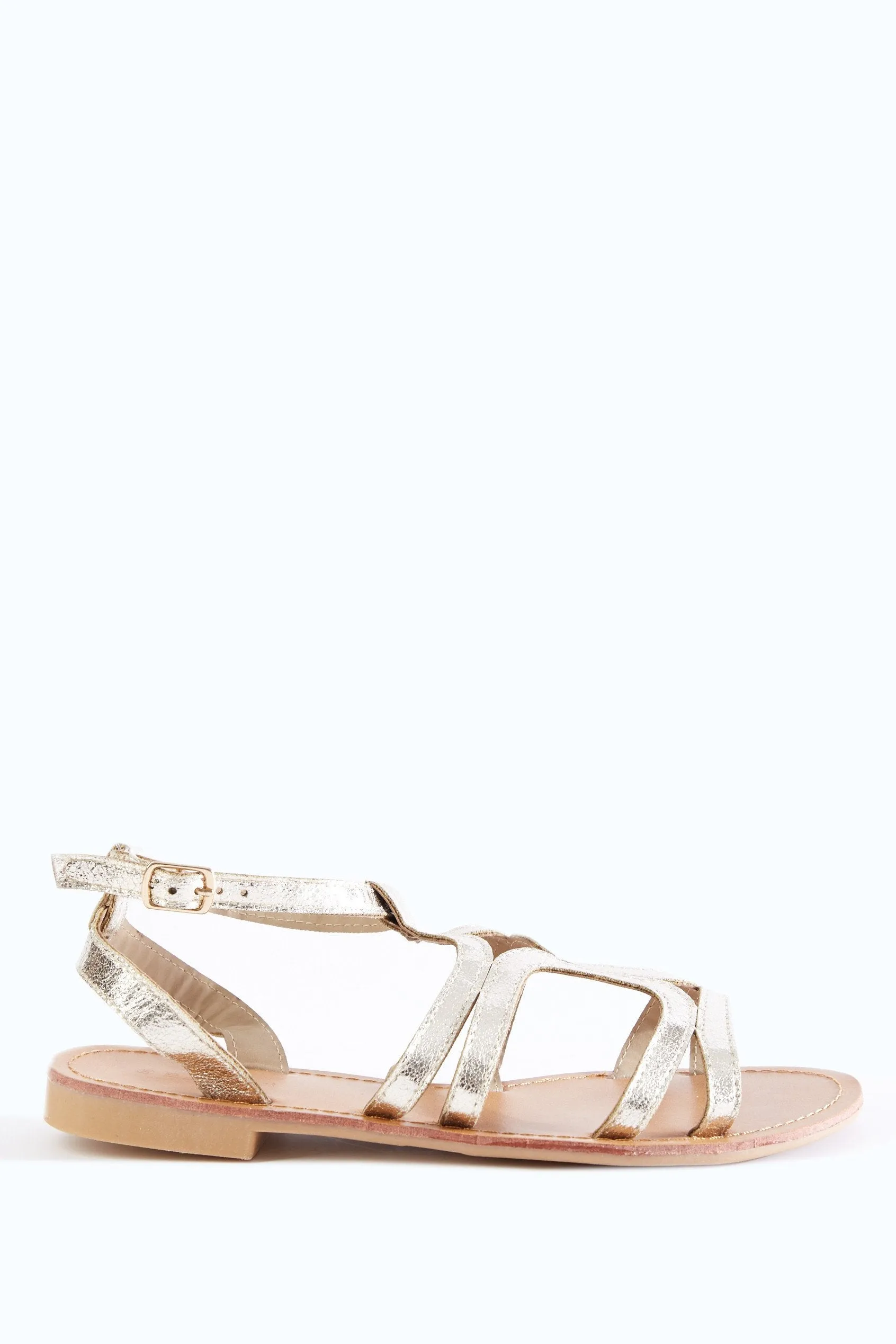 Gold Strappy Sandal