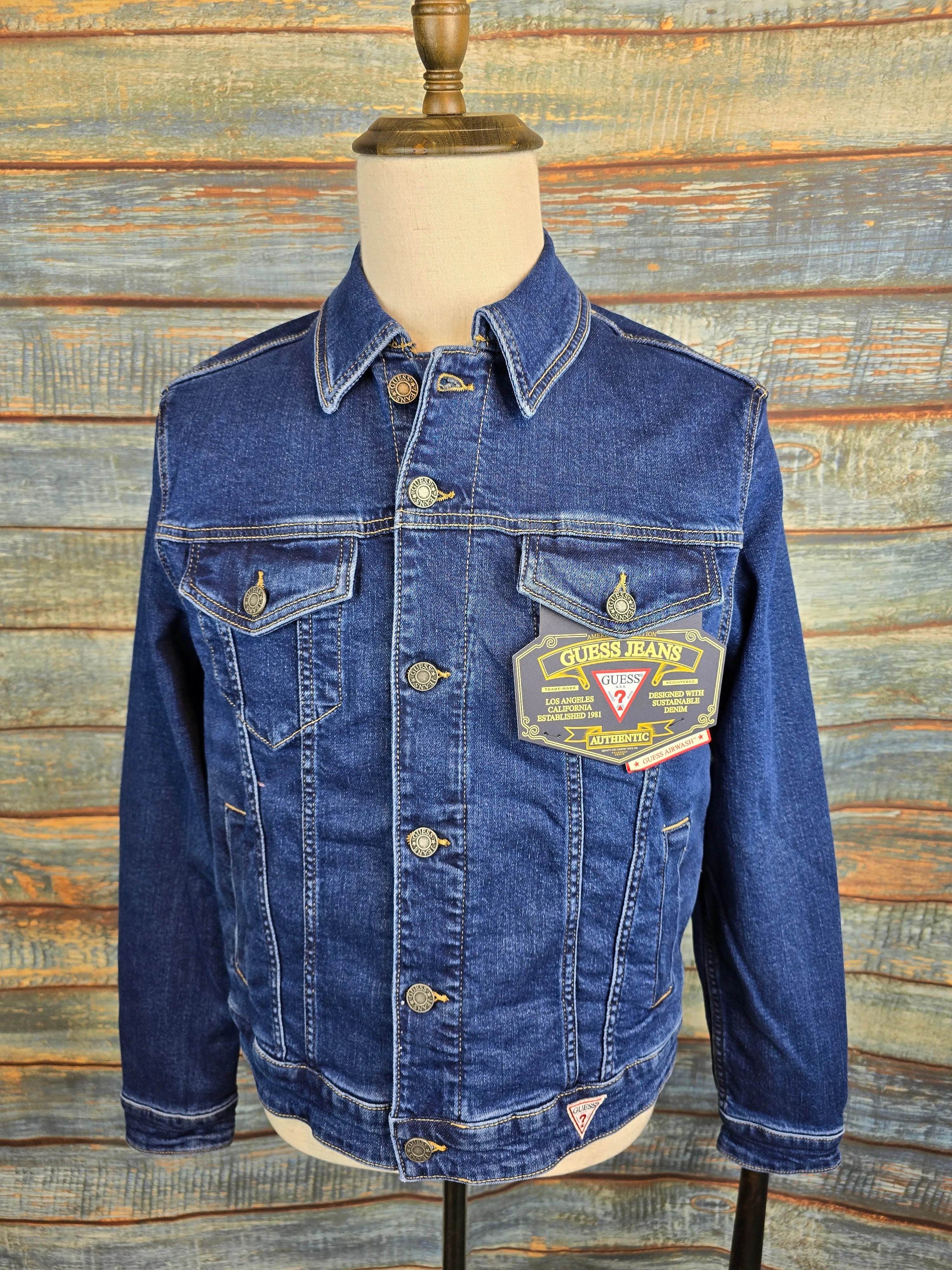 Guess Slim fit Denim Trucker Jacket