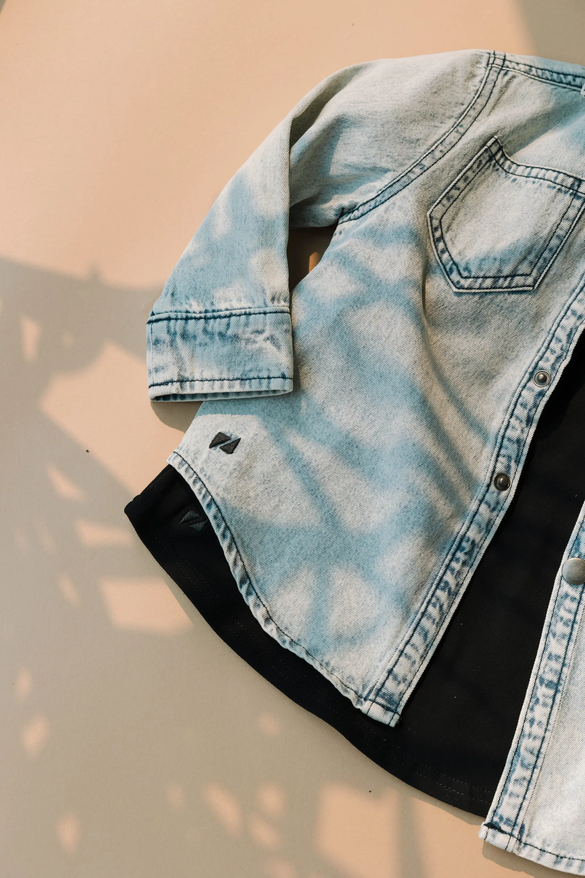 HERITAGE DENIM SHACKET | KIDS