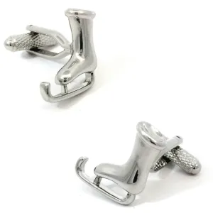 Ice Skating Boot Cufflinks