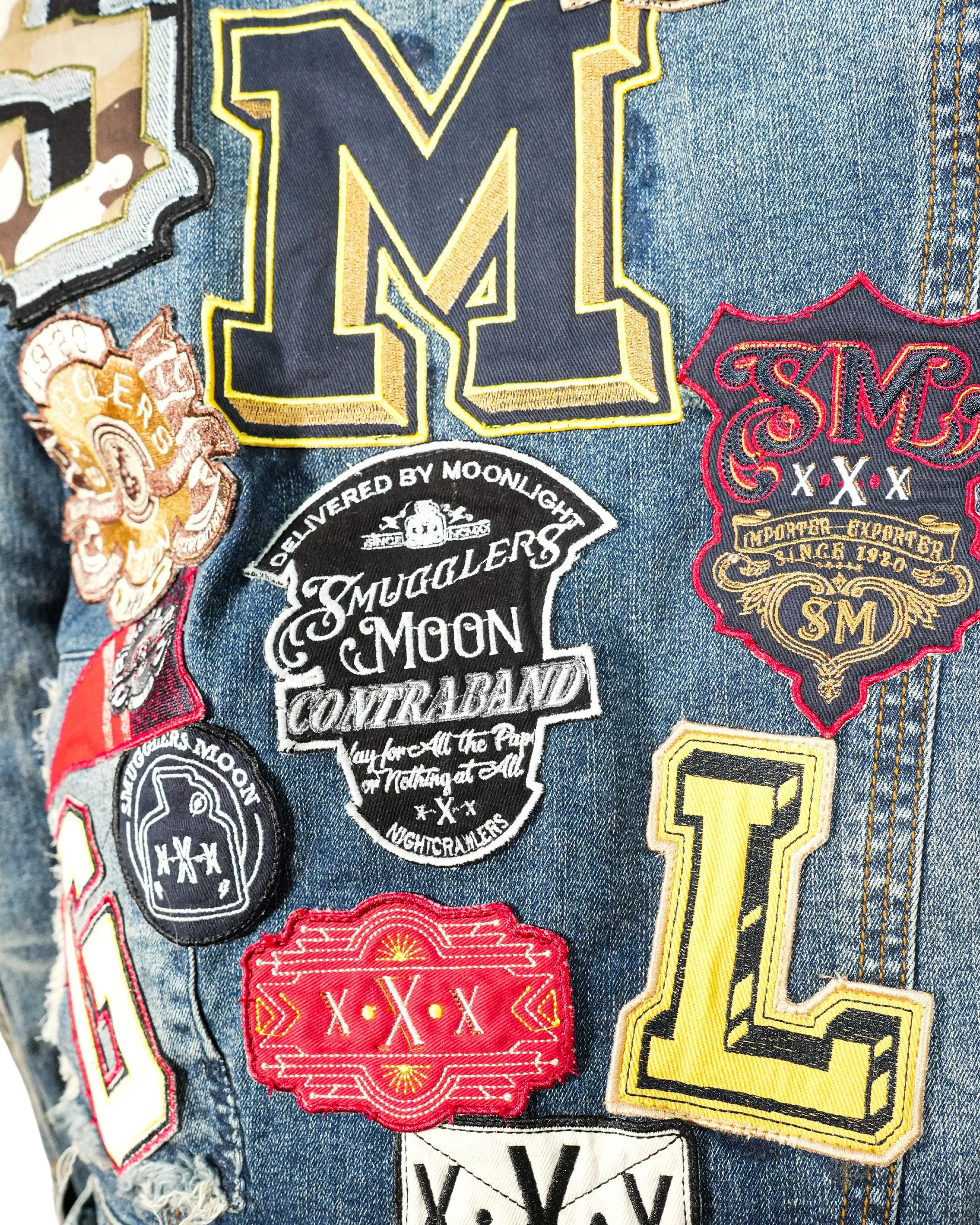 Label Larceny Embroidered Denim Jacket