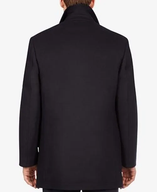 Lauren Ralph Lauren Mens Classic fit Double Breasted Peacoat Coat 40 R Blue