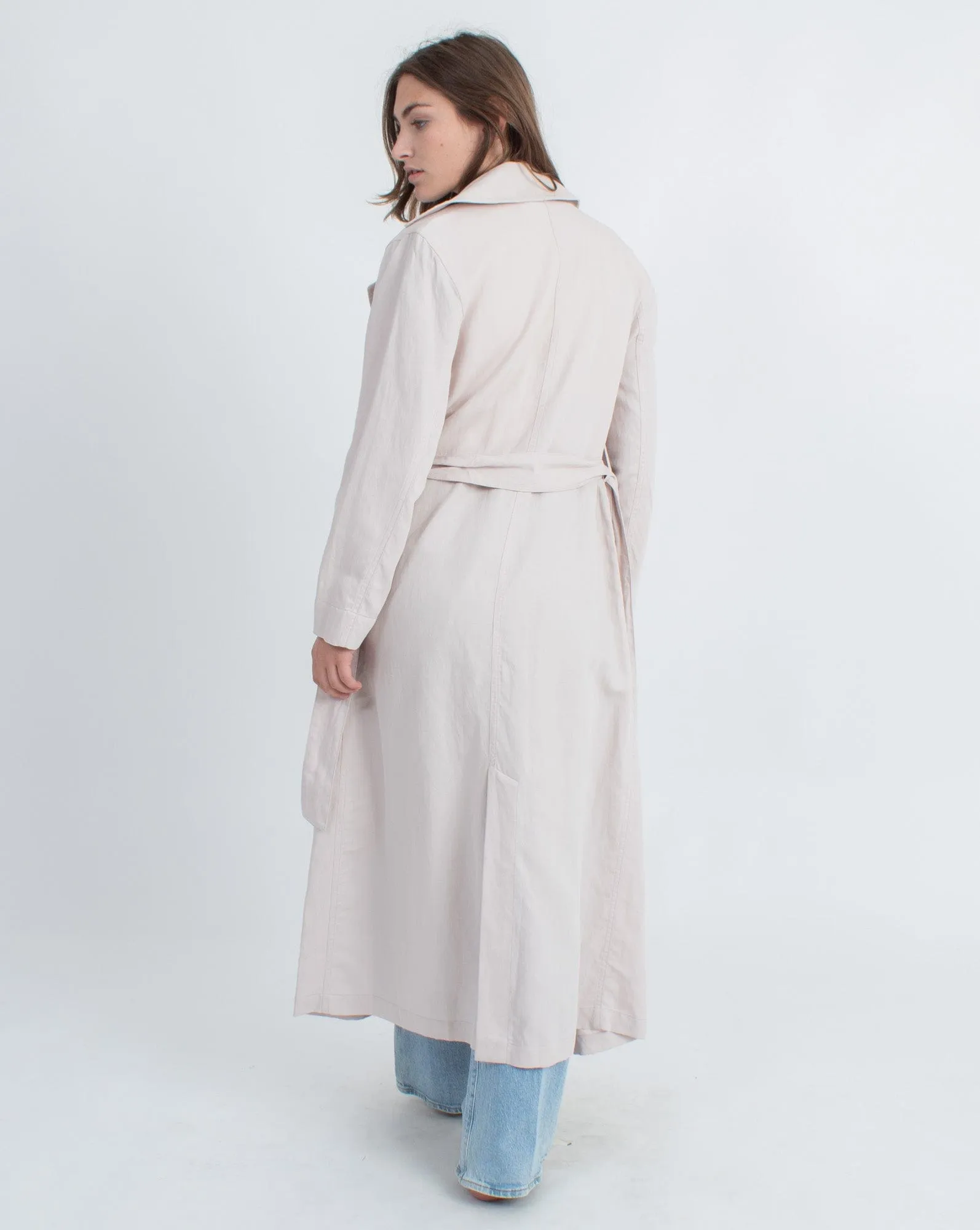 Lightweight Blush Trench Coat