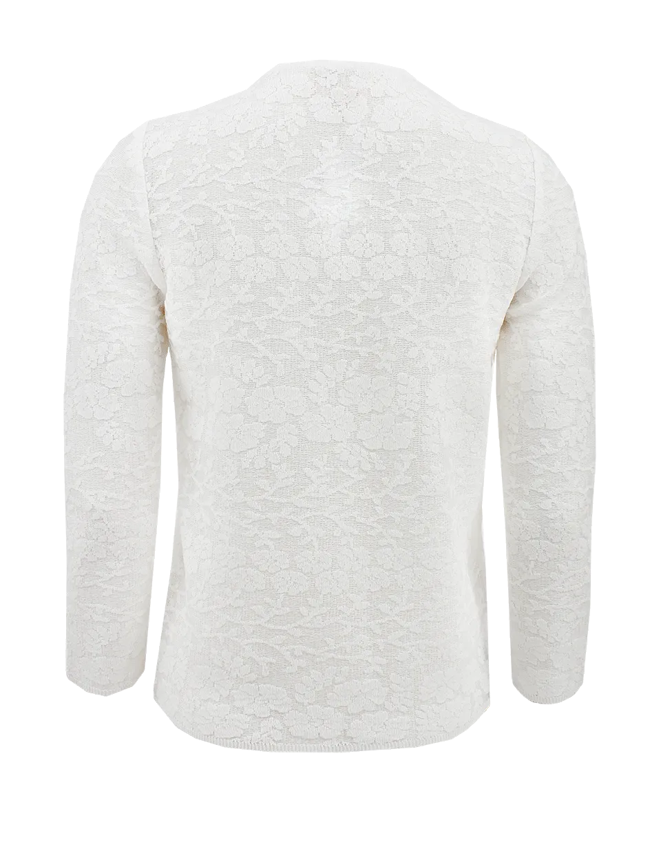 Long Sleeve Crewneck Cardigan