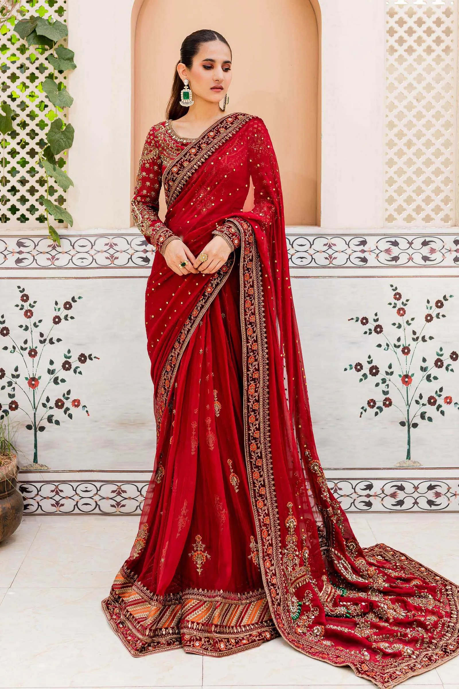 MARIA B. Couture Deep Red MC-910