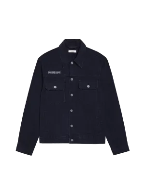 Mens Nettle Denim Jacket—black