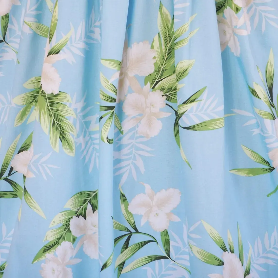 Midnight Baby Blue Moonkiss Hawaiian Dress
