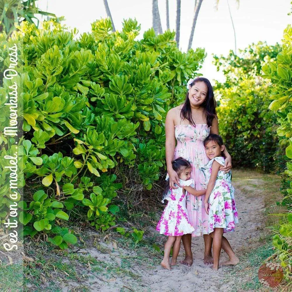 Midnight Baby Blue Moonkiss Hawaiian Dress