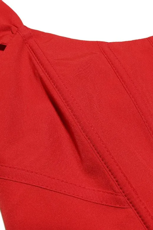 Monique Bodycon Dress - Lipstick Red