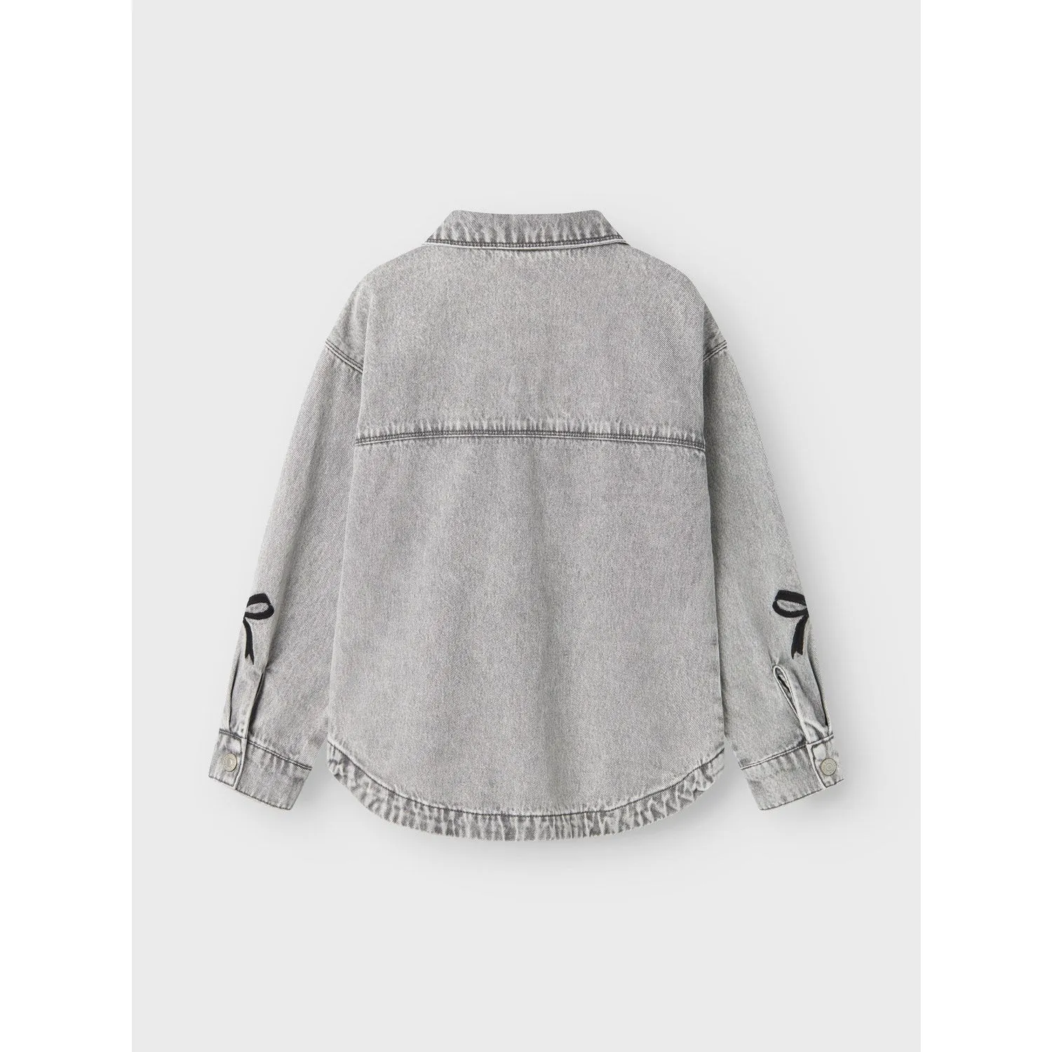 Name It Light Grey Denim Gloria Denim Embroidery Jacket