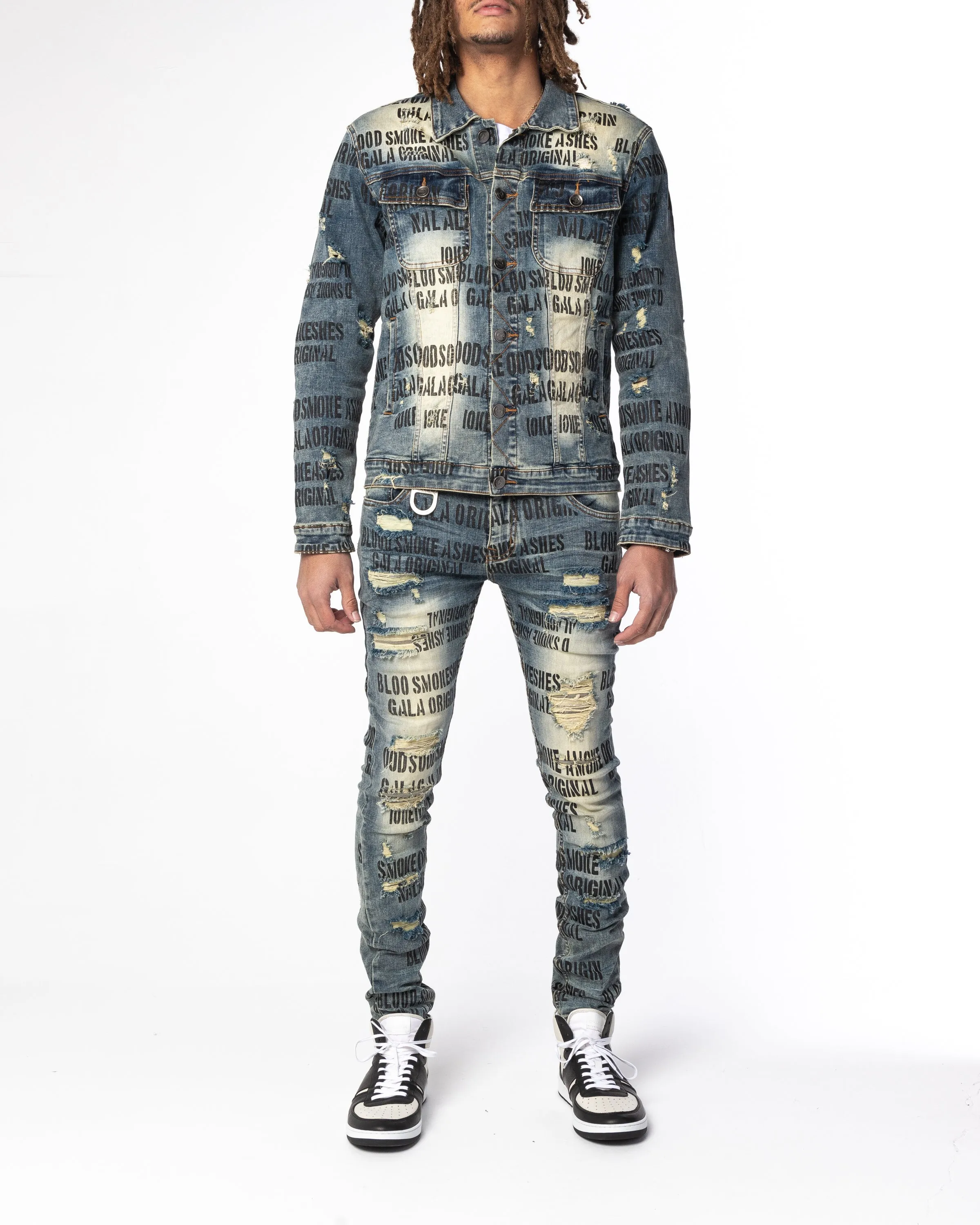 "VICIOUS" Jacket - Blue Stone