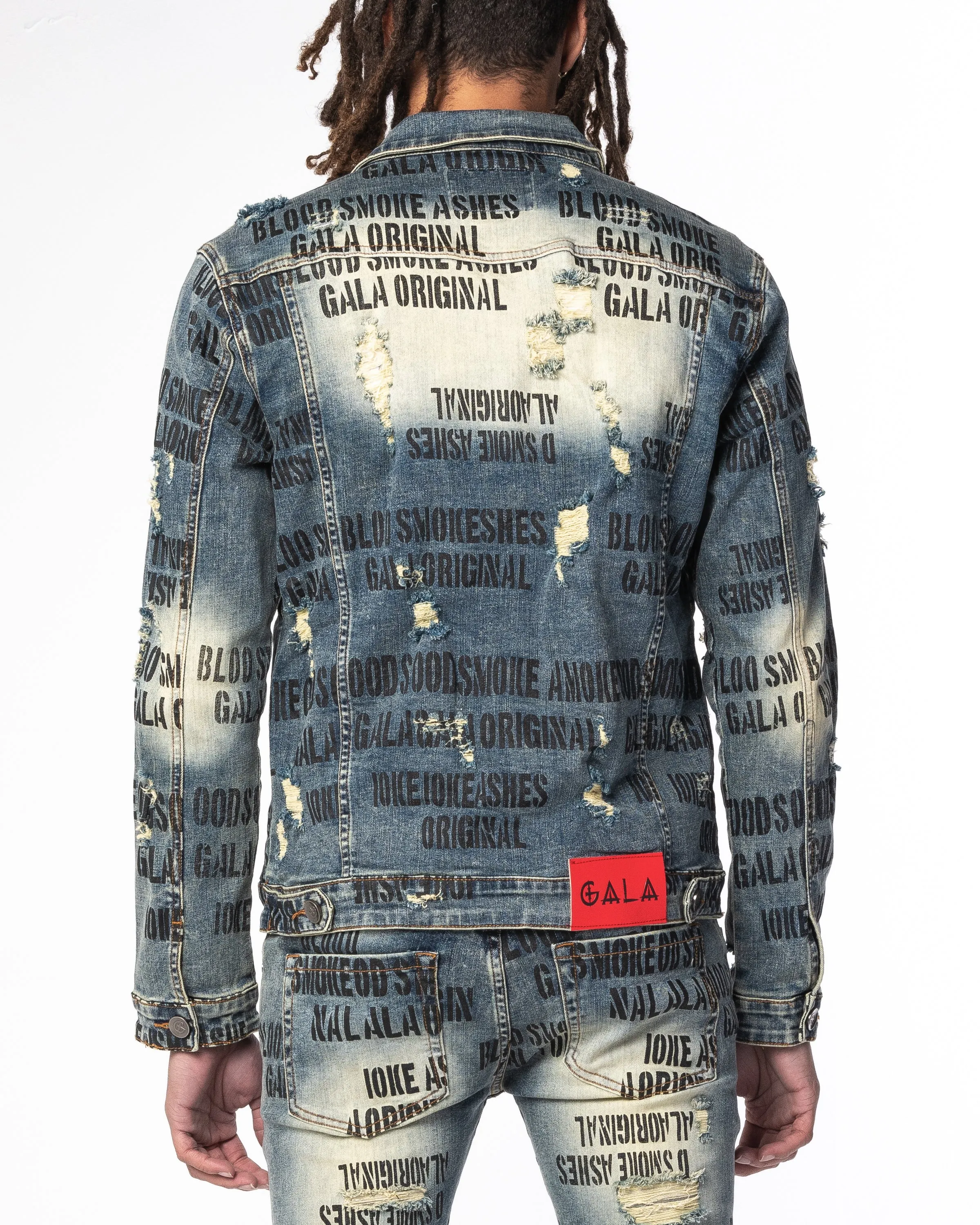 "VICIOUS" Jacket - Blue Stone