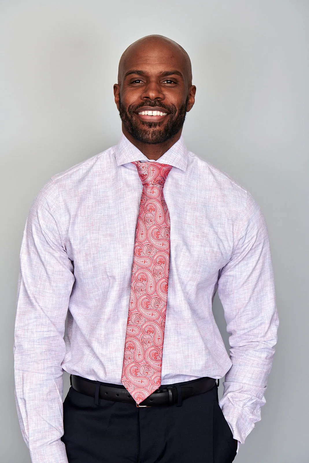 The Colm Dress Shirt | Semi Spread Collar | Mitered Barrel Cuff