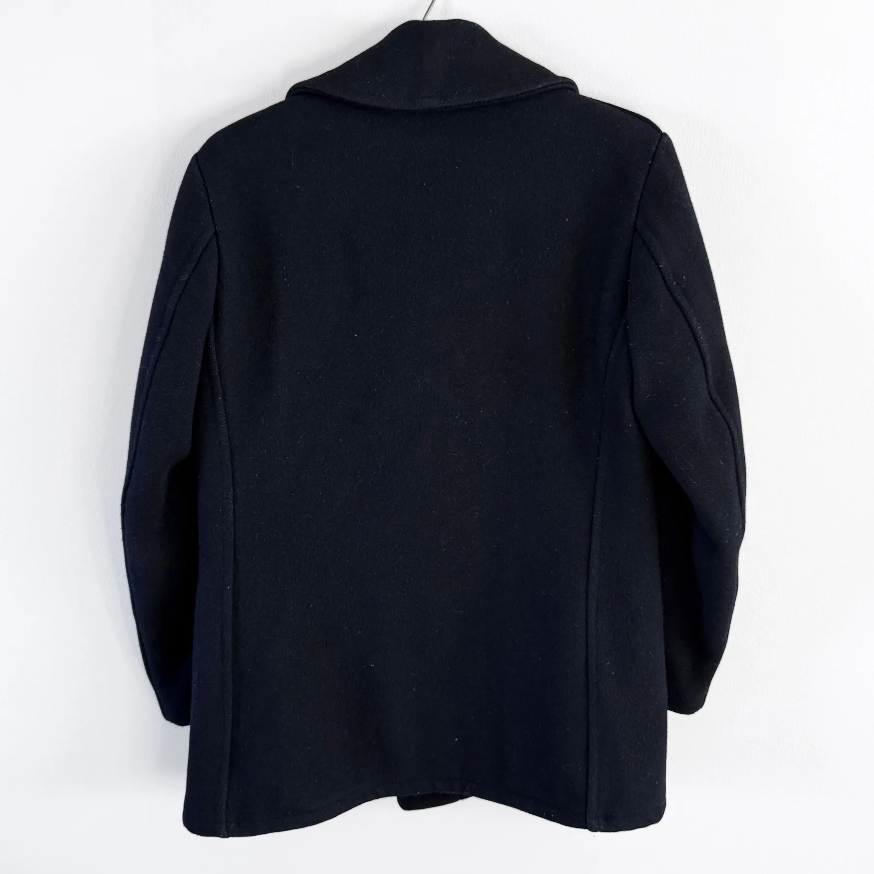 Vintage 1960s U.S. Navy Double Breasted Wool Peacoat
